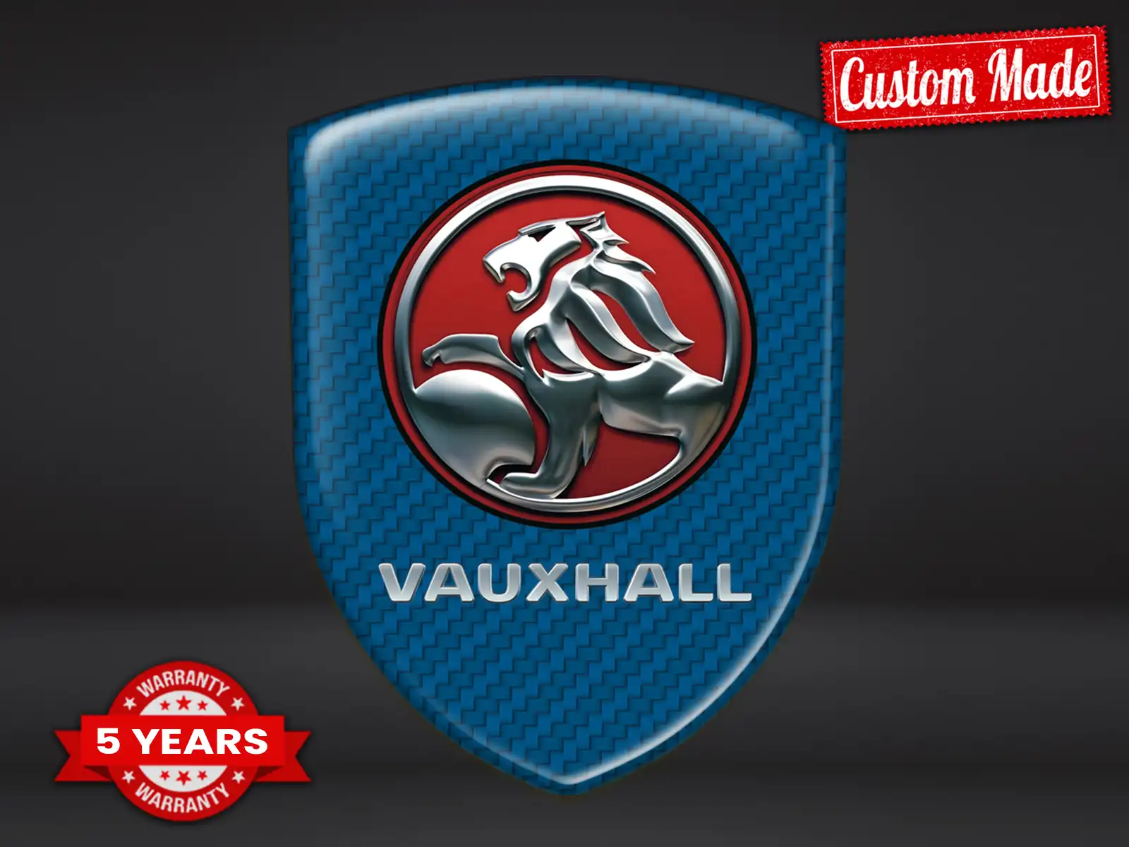 Vauxhall Badges Bombés Qualité Pro Personnalisables
